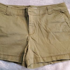 Army green shorts